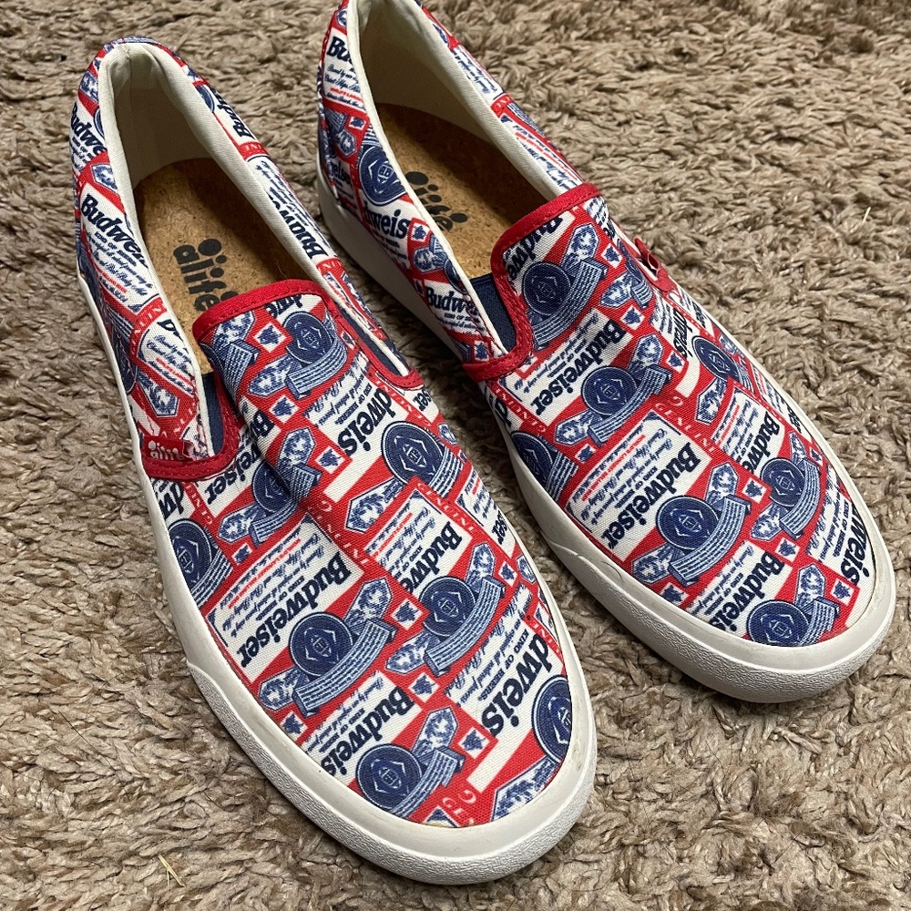 Alife Budweiser Slip Ons